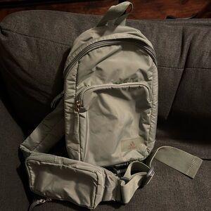 Green Adidas Essential 2 Sling Crossbody Bag